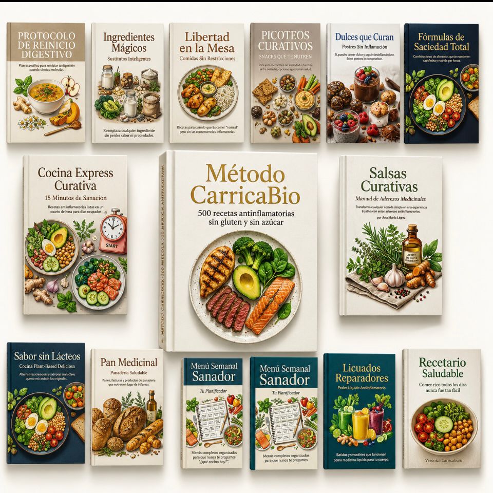 Metodo Carricabio Antiinflamatorio +500 Recetas